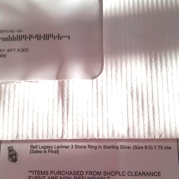 BALI LEGACY LARIMAR 3 STONE RING - Picture 10 of 10